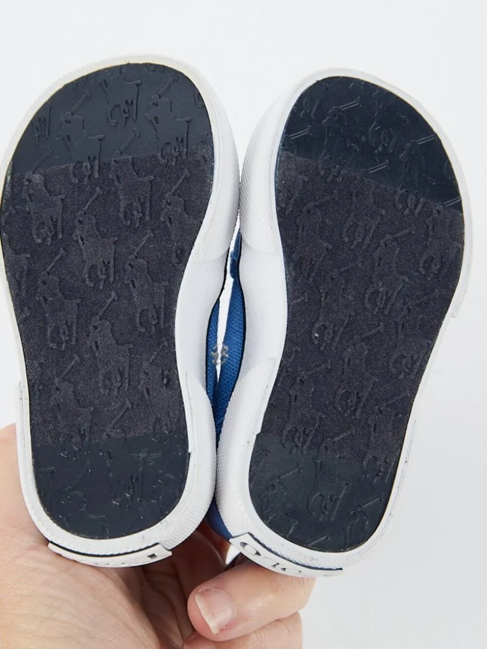 Polo Ralph Lauren Boy's Bal Harbour Repeat Slip On Sneakers Size 4
